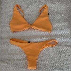 Vibrant Orange Bikini Set